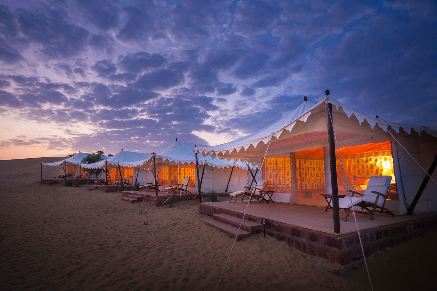 Luxury Camping in the Desert